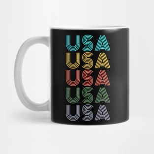 USA VINTAGE RETRO CLASSIC U.S.A INDEPENDENCE DAY 4TH JULY Mug